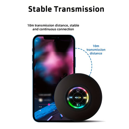 Portable Bluetooth Shower Speaker | Wireless Suction Cup Speaker with Hands-Free Calling
