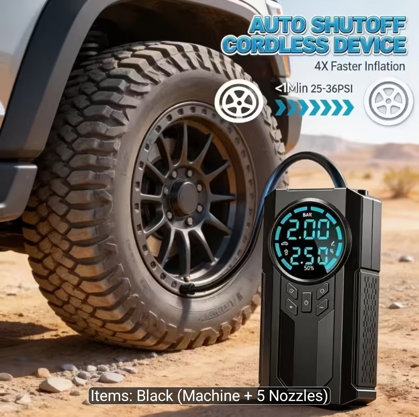 Jump Starter & Air Compressor