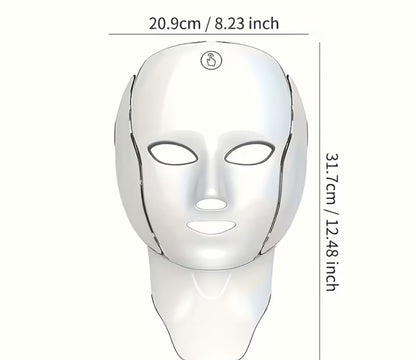 7-In-1 Face And Neck LED Mask