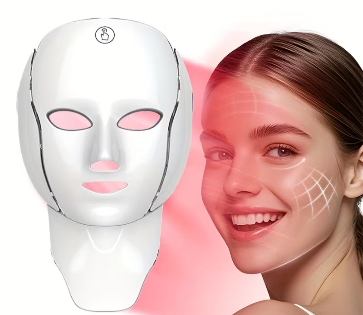 7-In-1 Face And Neck LED Mask