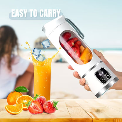 Portable USB Rechargeable Blender & Juicer | Personal Smoothie Maker with Digital Display