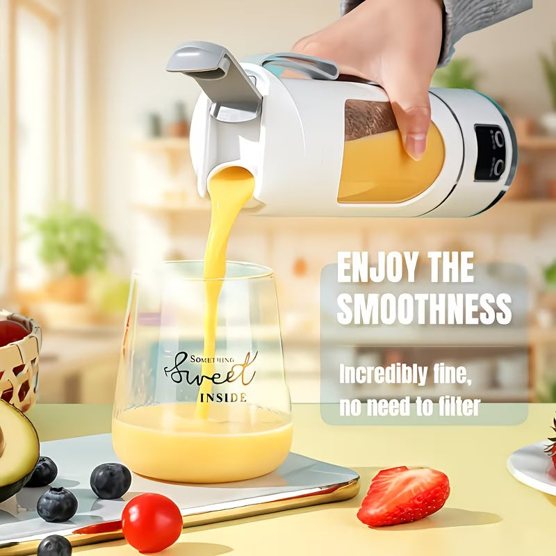 Portable USB Rechargeable Blender & Juicer | Personal Smoothie Maker with Digital Display