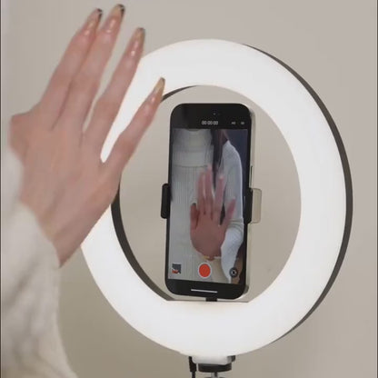 10-Inch LED Ring Light with Adjustable Tripod Stand & Phone Holder | Professional Selfie & Streaming Kit
