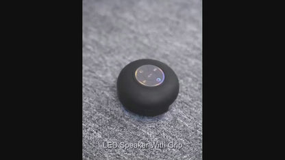 Portable Bluetooth Shower Speaker | Wireless Suction Cup Speaker with Hands-Free Calling