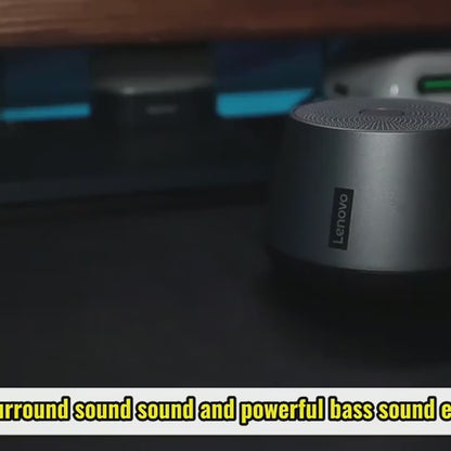 Lenovo ThinkPlus Mini Bluetooth Speaker | Portable Wireless Stereo Speaker